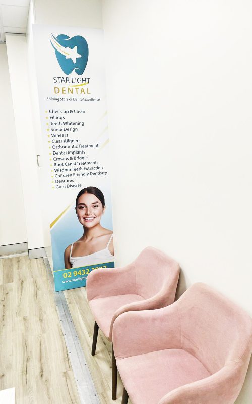 Reception at Star Light Dental in Prestons